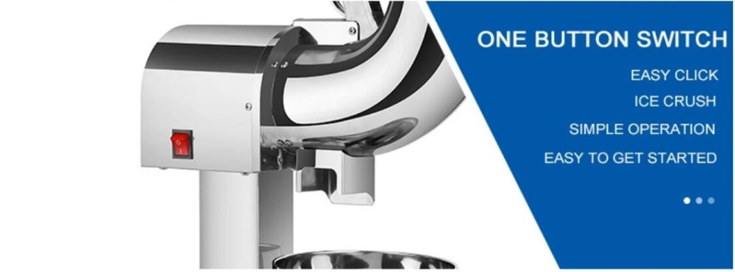 Best Sale Stainless Steel Shaver Ice Block Ice Crusher Machine for Commercial