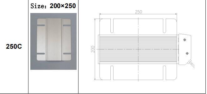 Electric Heater for Oblong Chafer