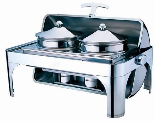 Rectangular Roll Top Chafing Dish