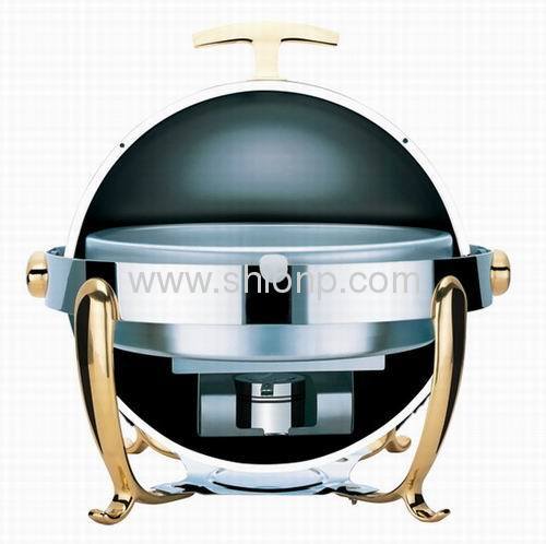 China Round Roll Top Chafing Dish