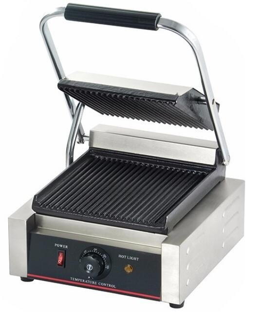 1.8kw Restaurant Panini Press Maker/Grill Plate Sandwich Maker Contact Press