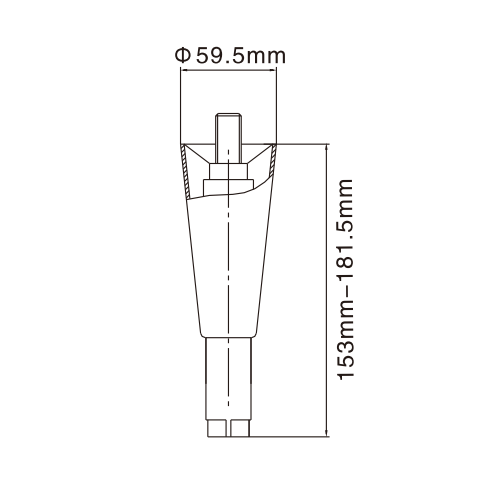 Zamak Kitchen Equipment Heavy Duty Adjustable Table Leg SPZ-TJ02-SP