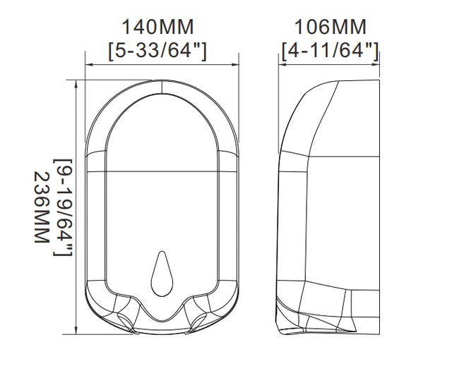 Hotel Soap And Shampoo Dispensers