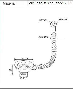 Sink Waste And Overflow