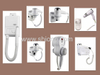 China Hotel Hair Dryers Wall Mounted
