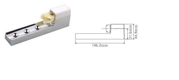 Zamak Steam Cabinet Door Handle Hook /Refrigerator Hook