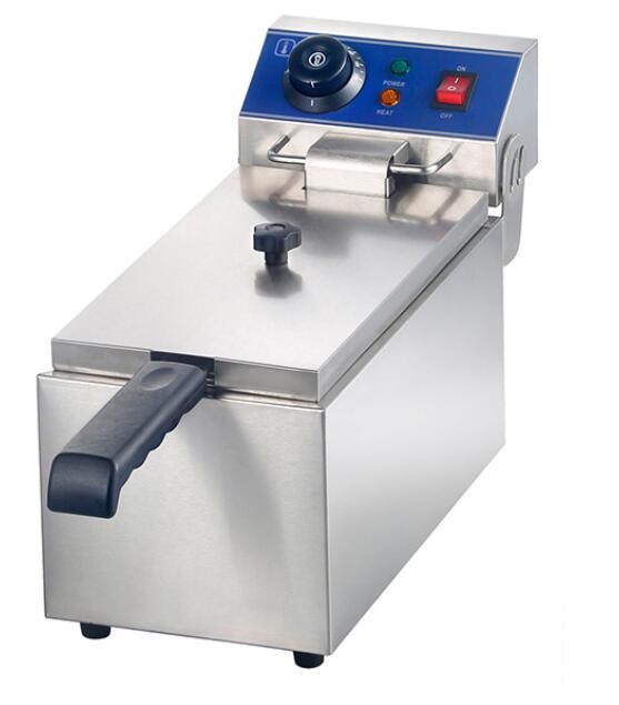 Commercial Kitchen Equipment as Seen TV Stainless Steel Deep Fryer 2-Tank Gas Fryer
