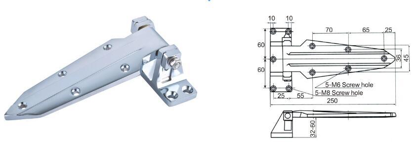 Cold Storage Door Hinge Refrigerator Door Hinge Oven Door Hinge Adjustable Door Hinge