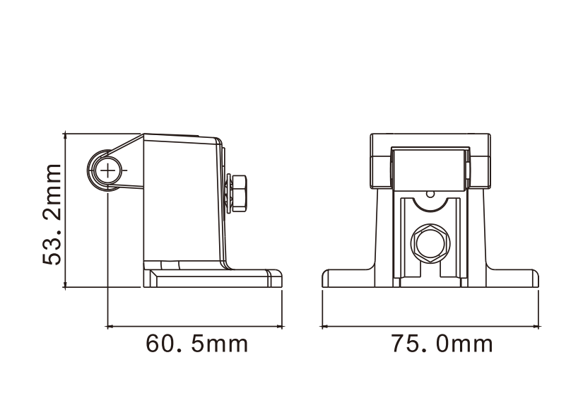 Door Strike With Adjustable Offset SPZ-BXS05-2-CP