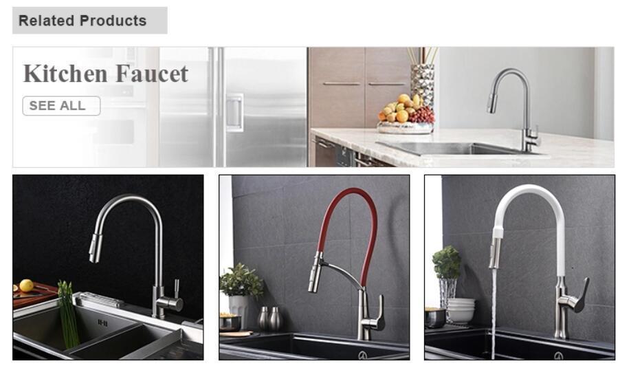 Precision 304 Stainless Steel Single Hole Faucet Kitchen Mixer Tap