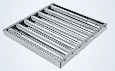 Stainless Steel Baffle Type Grease Filter Stainless Frame for Kitchen Ventilation System