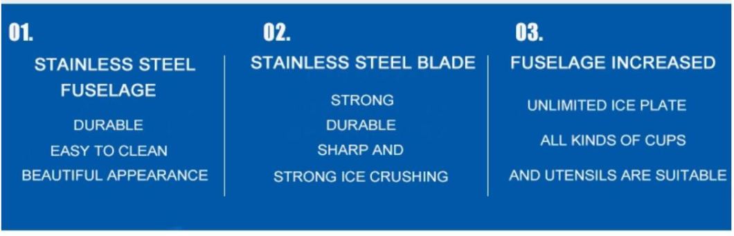 Best Sale Stainless Steel Shaver Ice Block Ice Crusher Machine for Commercial