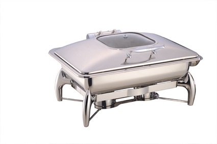 Full Size Hydraulic Induction Chafer with Glass Lid