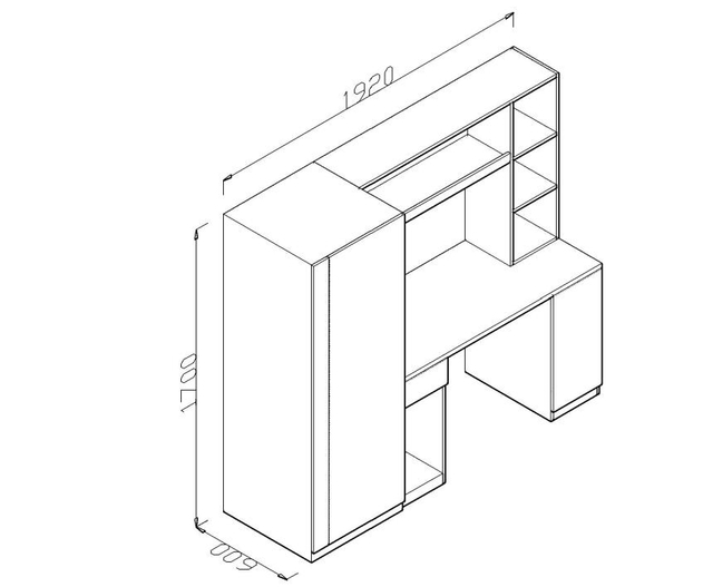 Bunk Bed with Desk Underneath for Sale