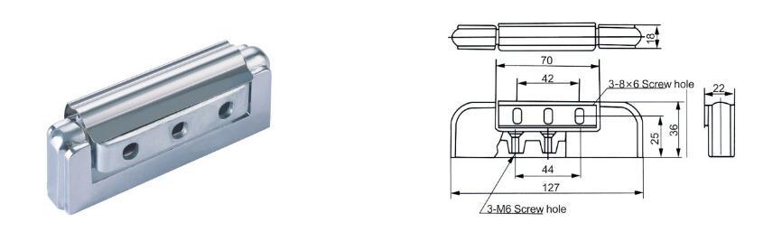 Cold Storage Convex Door Handle Oven Lock Cold Storage Door Lock Oven Door Lock