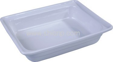 Half Size Porcelain Pan /Half Size Porcelain Food Pan