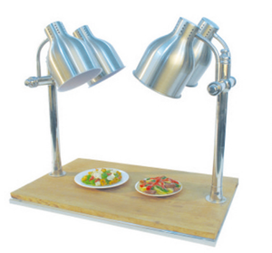 Commercial Kitchen Four Lamps Warming Station Food Display Warme