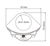Aluminium pipe fittings Adapter SPA-AF07-NC