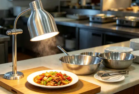 restaurant food warmer heat lamp.webp