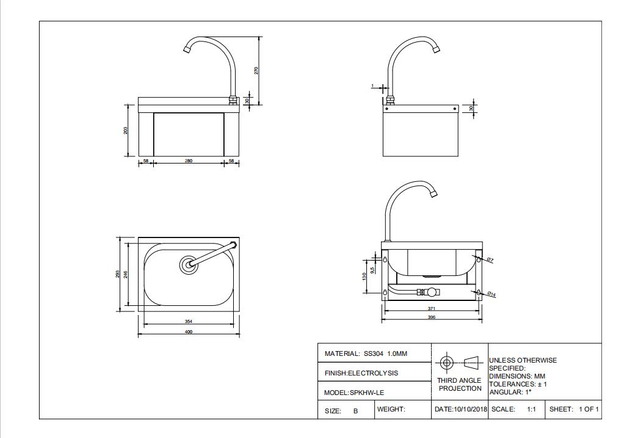 China Kitchen Drop in Sink