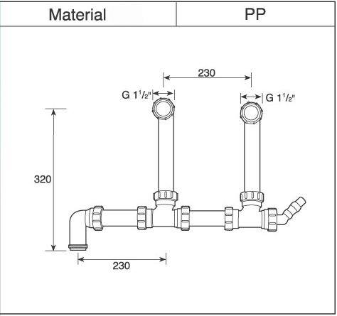 Kitchen Sink Waste Pipe Fittings