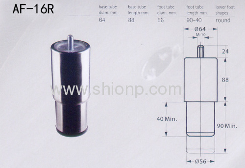 China Stainless Steel Cabinet Legs Adjustable