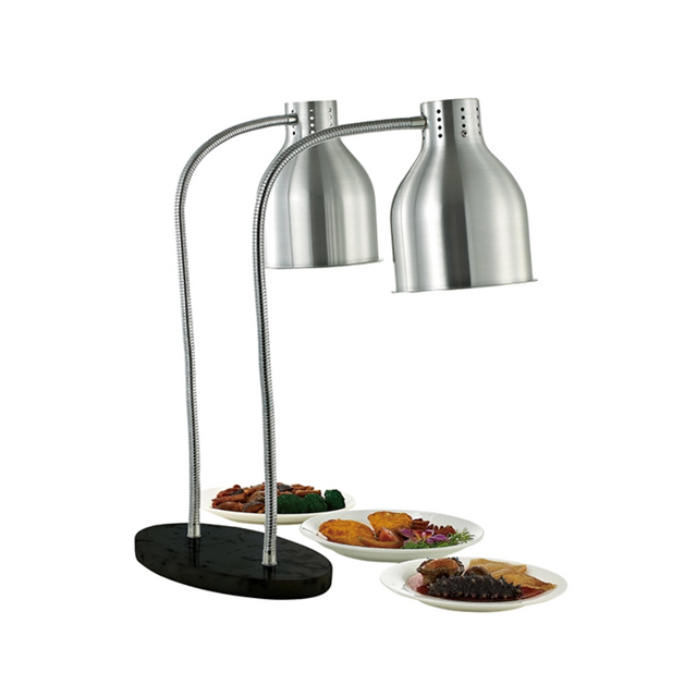 Commercial Kitchen Double Lamp Warming Station