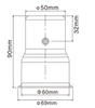 Adjustable foot accessory SPSS-AF09-SS