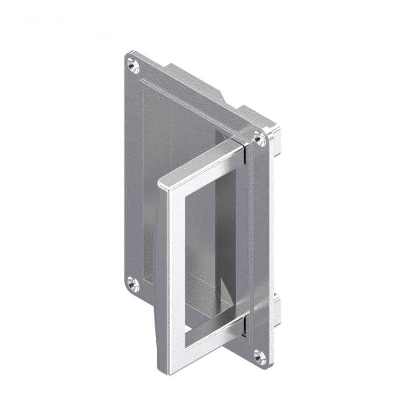 Folding handle, iron sheet cabinet box handle, outdoor activity tool box handle, stainless steel handle for wardrobe cabinet door