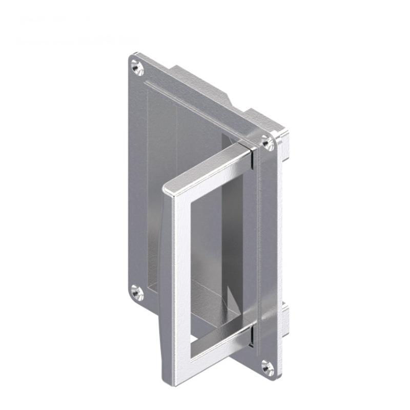 Folding handle, iron sheet cabinet box handle, outdoor activity tool box handle, stainless steel handle for wardrobe cabinet door
