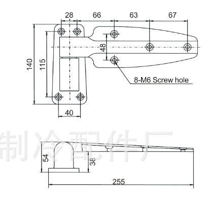 Baking Oven Hinge Cold Storage Door Hinge Refrigerator Door Hinge Baking Oven Door Handle Hinge Lifting Door Hinge
