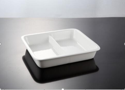 Round&Two Square Porcelain Food Pan