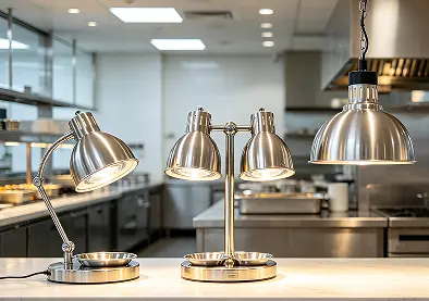 commercial food warming lamps 3‑type product comparison from buffet heat lamps manufacturer.webp