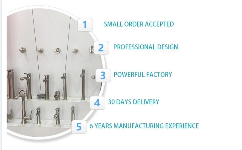 304 Stainless Steel Single Hand Water Faucet Toilet Wash Hand Basin Water Tap