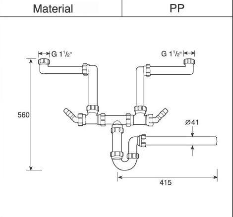 Kitchen Sink Waste Vessel Sink Drain