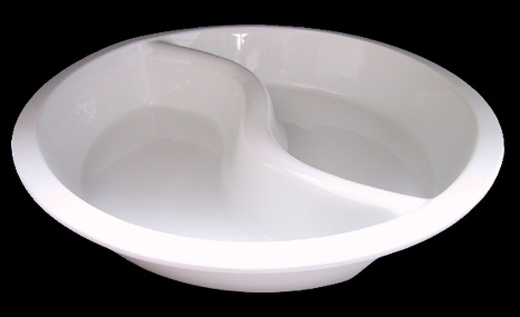 Two-Thirds Size Porcelain Food Pan
