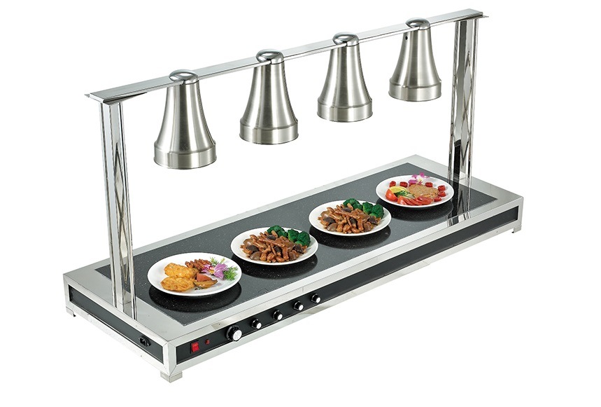 Kitchen Equipment Hanging Heating Cafeteria Buffet Food Warmer Lamp for Restaurant