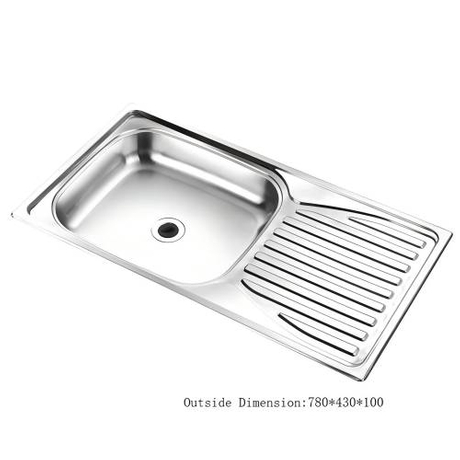 Insert Single bowl with deck