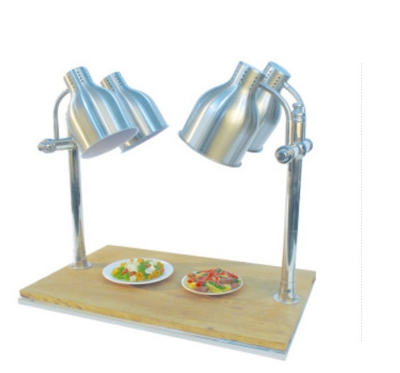 Double-Head Food Display Lamp Restaurant Heating Lamp