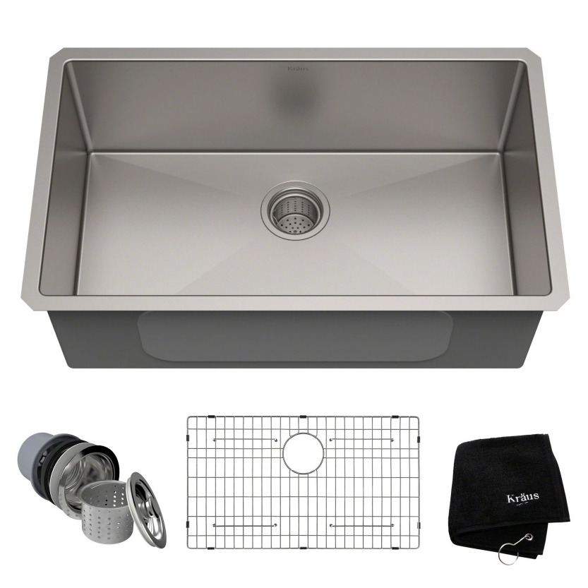 Single Bowl Undermount Kitchen Sink