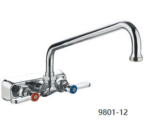 Wall-Mounted Double Workboard Faucet