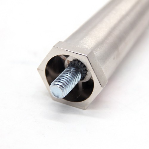 Zinc alloy kitchen catering equipment to figure adjusting leg custom processing American zinc alloy shelf feet SPTYZ-TJ28-SN