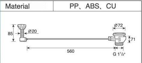 Kitchen Sink Waste Vessel Sink Drain