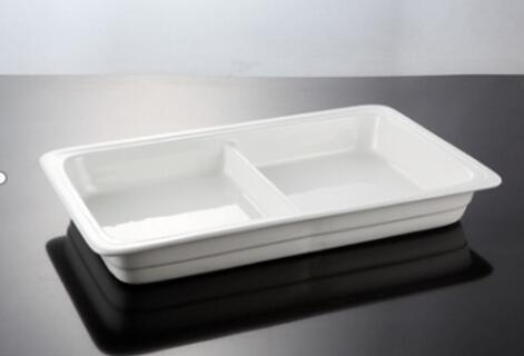 Round&Two Square Porcelain Food Pan