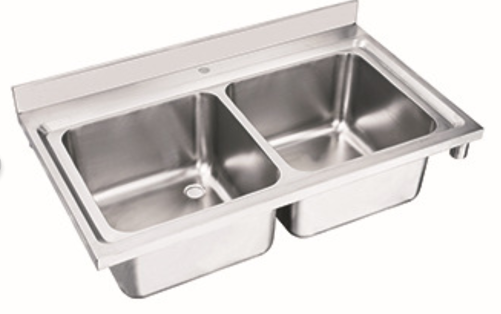 Stainless Steel Double Bowl Kitchen Sink Sink Bolw SHIONP   SP BDSB 