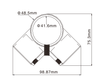 Stainless steel pipe fittings Adapter SPSS-AF12-NC