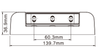 Kitchen handle lock Door Latch SPZ-BXS10-1-CP